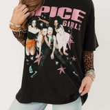 Shop Daydreamer LA Daydreamer LA Spice Girls Doodles Merch Tee T-Shirt for women – premium loungewear and festival fashion at Spoiled Brat