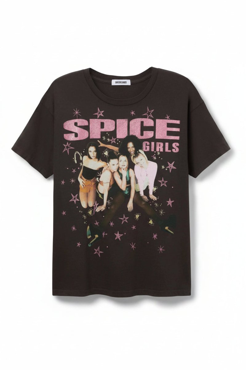 Shop Daydreamer LA Daydreamer LA Spice Girls Doodles Merch Tee T-Shirt for women – premium loungewear and festival fashion at Spoiled Brat