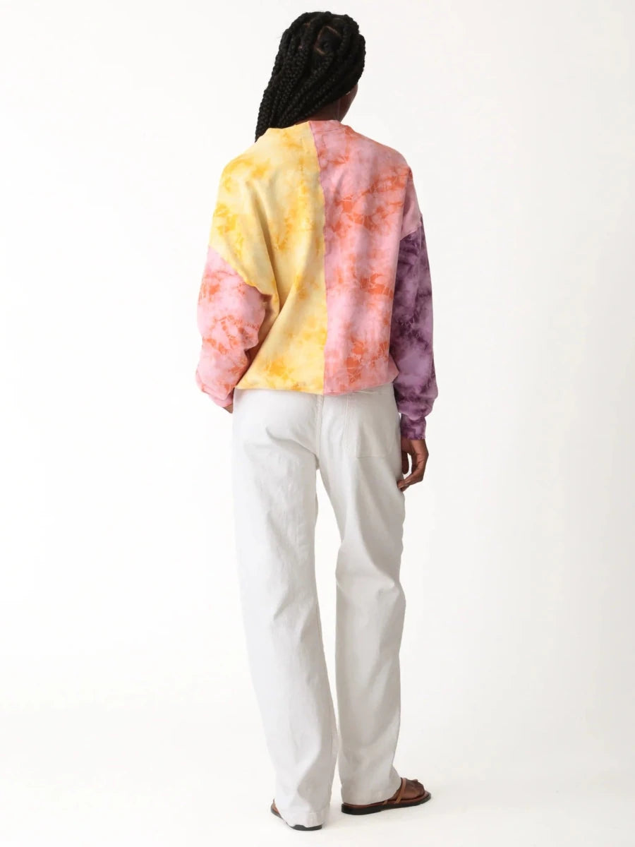 Shop Electric and Rose Electric and Rose Bhodi Patchwork Sweater Long Sleeved Top for women – premium loungewear and festival fashion at Spoiled Brat