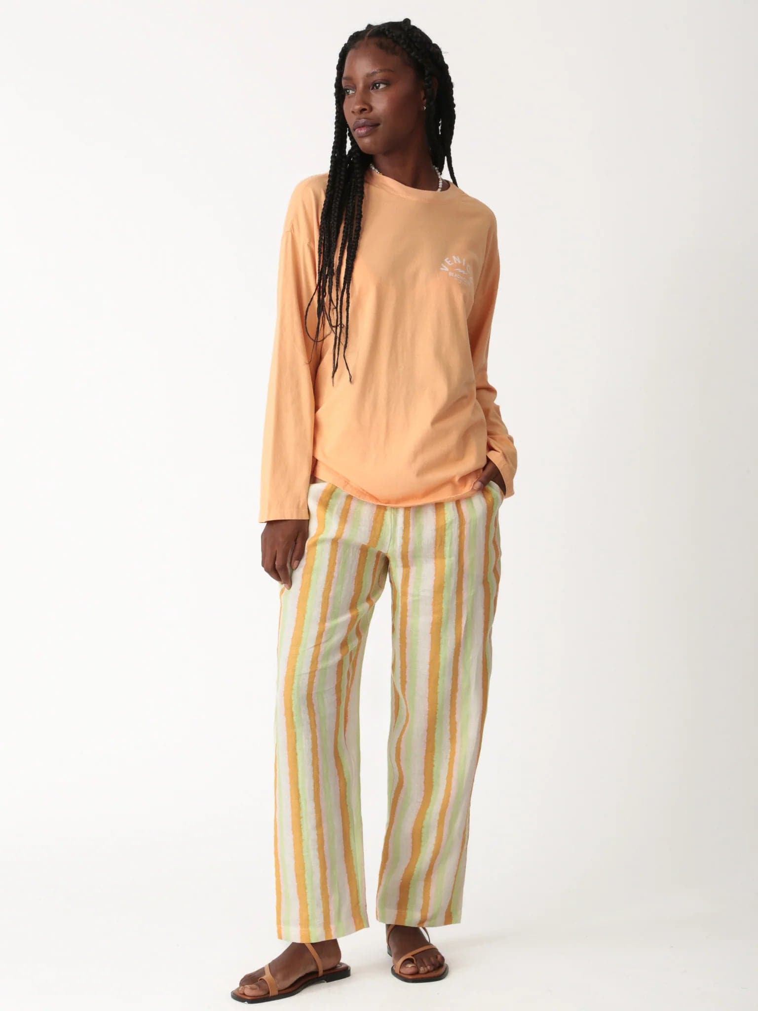 Electric and Rose Camden Boyfriend Tee - Beach Club Graphic - Spoiled Brat