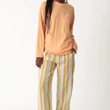 Shop Electric and Rose Electric and Rose Camden Boyfriend Tee - Beach Club Graphic Long Sleeved Top for women – premium loungewear and festival fashion at Spoiled Brat