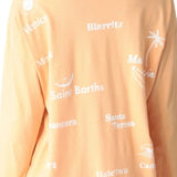 Shop Electric and Rose Electric and Rose Camden Boyfriend Tee - Beach Club Graphic Long Sleeved Top for women – premium loungewear and festival fashion at Spoiled Brat