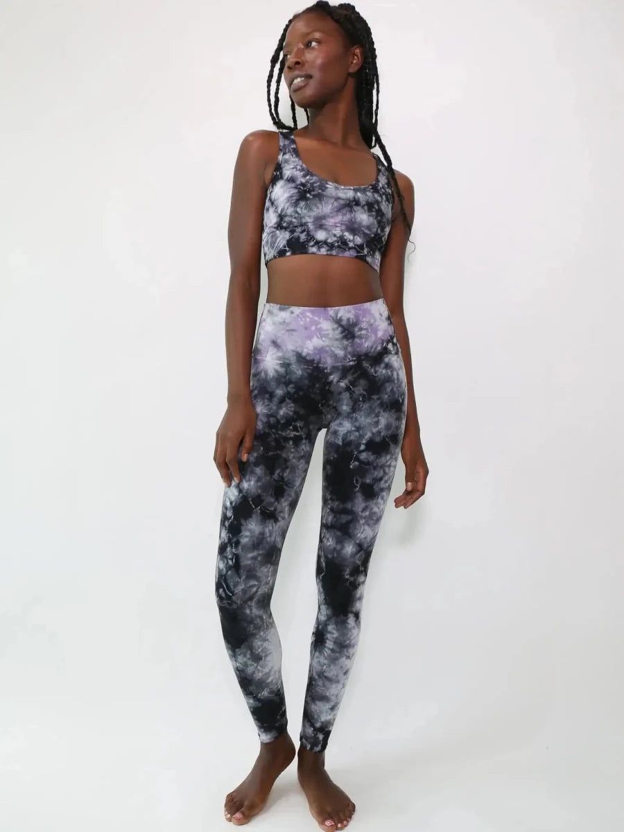 Shop Electric and Rose Electric & Rose Allegra Tie Dye Sports Bra Leggings for women – premium loungewear and festival fashion at Spoiled Brat