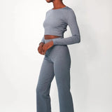 Shop Electric and Rose Electric & Rose Ella Ribbed Lounge Pants Trousers for women – premium loungewear and festival fashion at Spoiled Brat