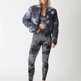 Shop Electric and Rose Electric & Rose Puffer Bomber Jacket as seen on Chloe Meadows Jacket for women – premium loungewear and festival fashion at Spoiled Brat