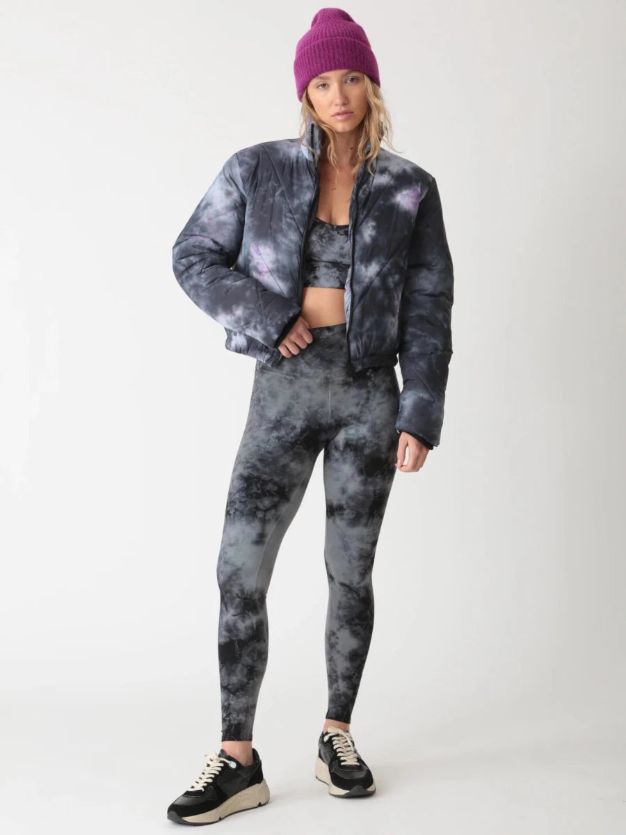 Shop Electric and Rose Electric & Rose Puffer Bomber Jacket as seen on Chloe Meadows Jacket for women – premium loungewear and festival fashion at Spoiled Brat