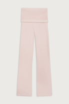 Frankies Bikinis Aimee Cloud Knit Flare Pant in Rosebud Pink - Spoiled Brat