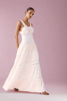 Shop Frankies Bikinis Frankies Bikinis Dakota Maxi Dress in Sweet Dreams Maxi Dress for women – premium loungewear and festival fashion at Spoiled Brat