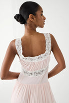 Shop Frankies Bikinis Frankies Bikinis Dakota Maxi Dress in Sweet Dreams Maxi Dress for women – premium loungewear and festival fashion at Spoiled Brat