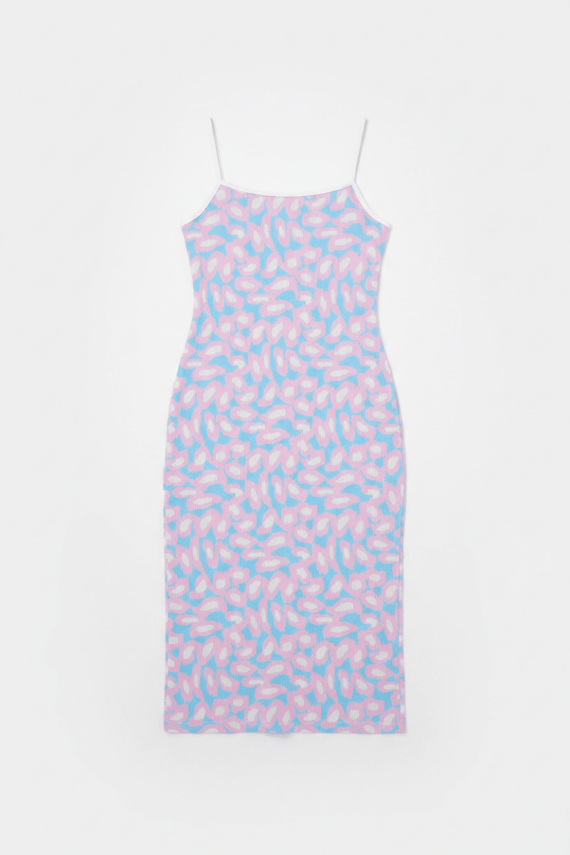 Shop Frankies Bikinis Frankies Bikinis Quinn Terry Midi Dress in Daisy Dream Midi Dress for women – premium loungewear and festival fashion at Spoiled Brat