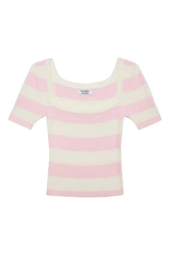 Shop Frankies Bikinis Frankies Bikinis Sunset Ballet Knit Shirt Top for women – premium loungewear and festival fashion at Spoiled Brat