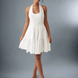 Shop Frankies Bikinis Frankies Bikinis Tulsa Halter Midi Dress as seen on Malin Andersson Maxi Dress for women – premium loungewear and festival fashion at Spoiled Brat