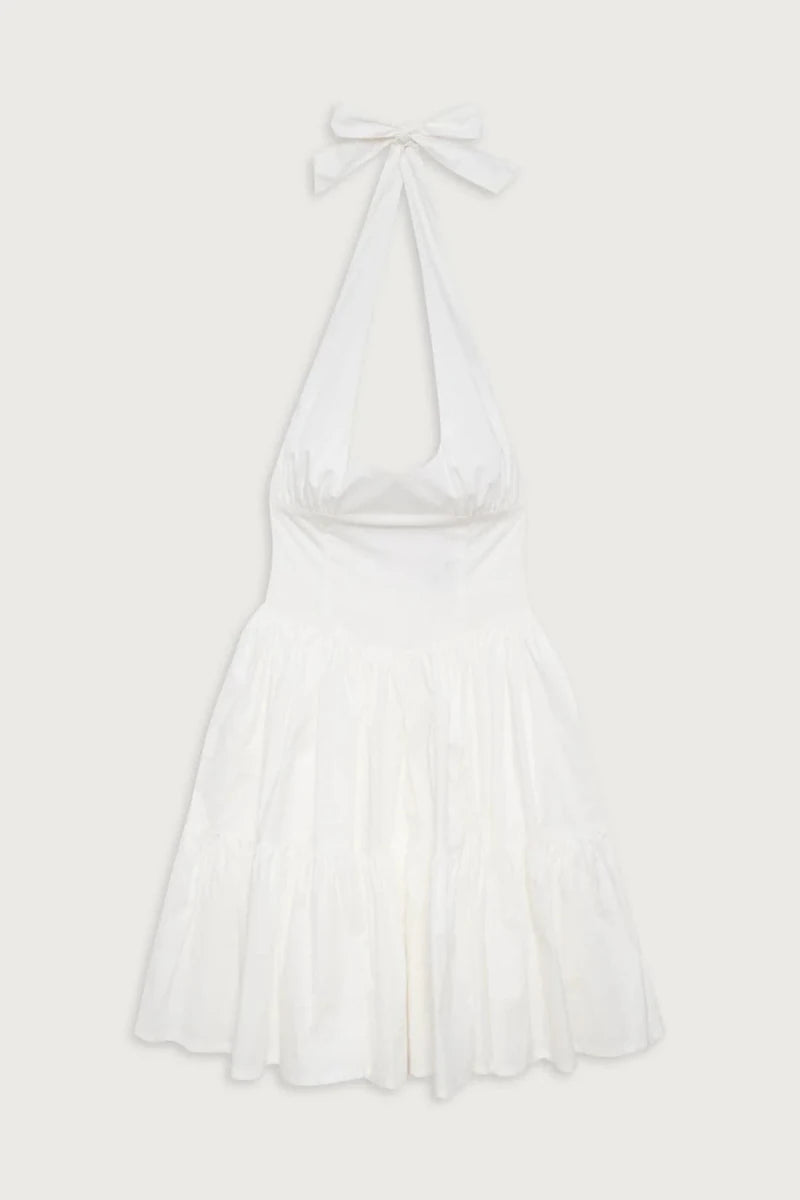Shop Frankies Bikinis Frankies Bikinis Tulsa Halter Midi Dress as seen on Malin Andersson Maxi Dress for women – premium loungewear and festival fashion at Spoiled Brat