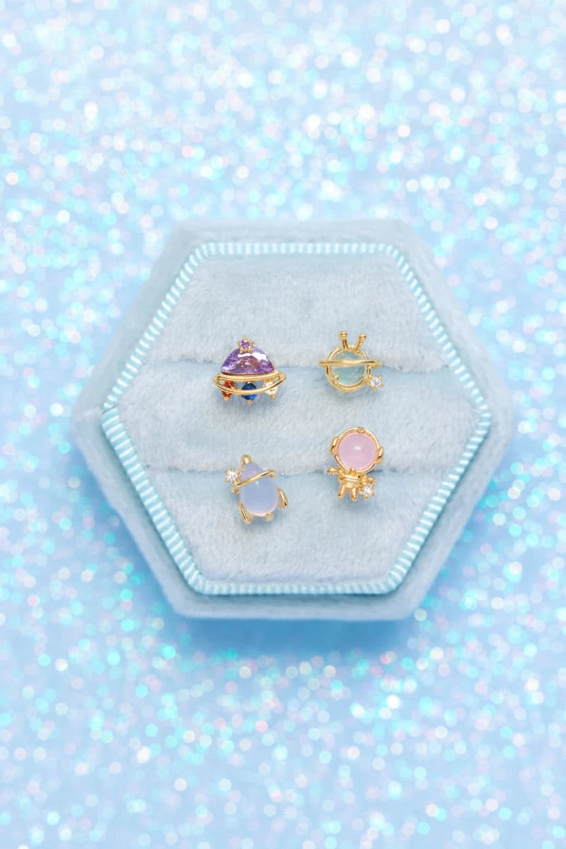 Shop Girls Crew Girls Crew Blast Off Earring Stud Set Earrings for women – premium loungewear and festival fashion at Spoiled Brat