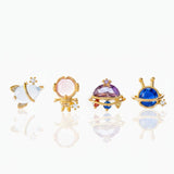 Shop Girls Crew Girls Crew Blast Off Earring Stud Set Earrings for women – premium loungewear and festival fashion at Spoiled Brat