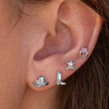 Shop Girls Crew Girls Crew Cowgirl Earring Stud Set Earrings for women – premium loungewear and festival fashion at Spoiled Brat