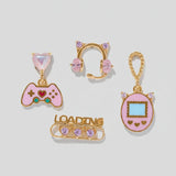 Shop Girls Crew Girls Crew Gamer Gal Earring Stud Set Earrings for women – premium loungewear and festival fashion at Spoiled Brat