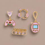 Shop Girls Crew Girls Crew Gamer Gal Earring Stud Set Earrings for women – premium loungewear and festival fashion at Spoiled Brat