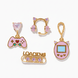 Shop Girls Crew Girls Crew Gamer Gal Earring Stud Set Earrings for women – premium loungewear and festival fashion at Spoiled Brat