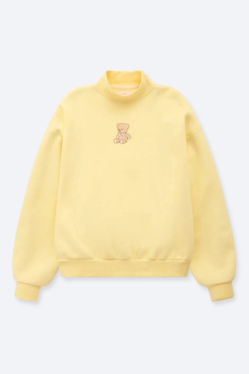 Shop Happy Camp3r Happy Camp3r Banana Camp3y Mockneck Sweater Hoodie for women – premium loungewear and festival fashion at Spoiled Brat