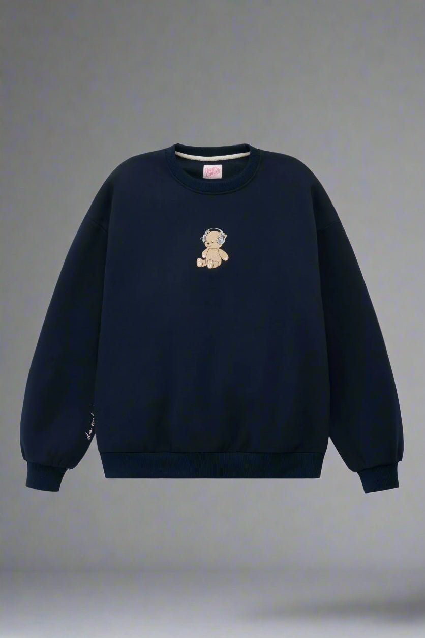 Happy Camp3r Do Not Disturb Sweater by Happy Camp3r – Sweater – Navy | Spoiled Brat UK