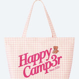 Shop Happy Camp3r Happy Camp3r Gratitude Edition Bubblegum Tote Bag Tote Bag for women – premium loungewear and festival fashion at Spoiled Brat
