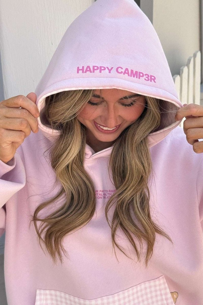 Shop Happy Camp3r Happy Camp3r Gratitude Edition Lilac Hoodie Hoodie for women – premium loungewear and festival fashion at Spoiled Brat