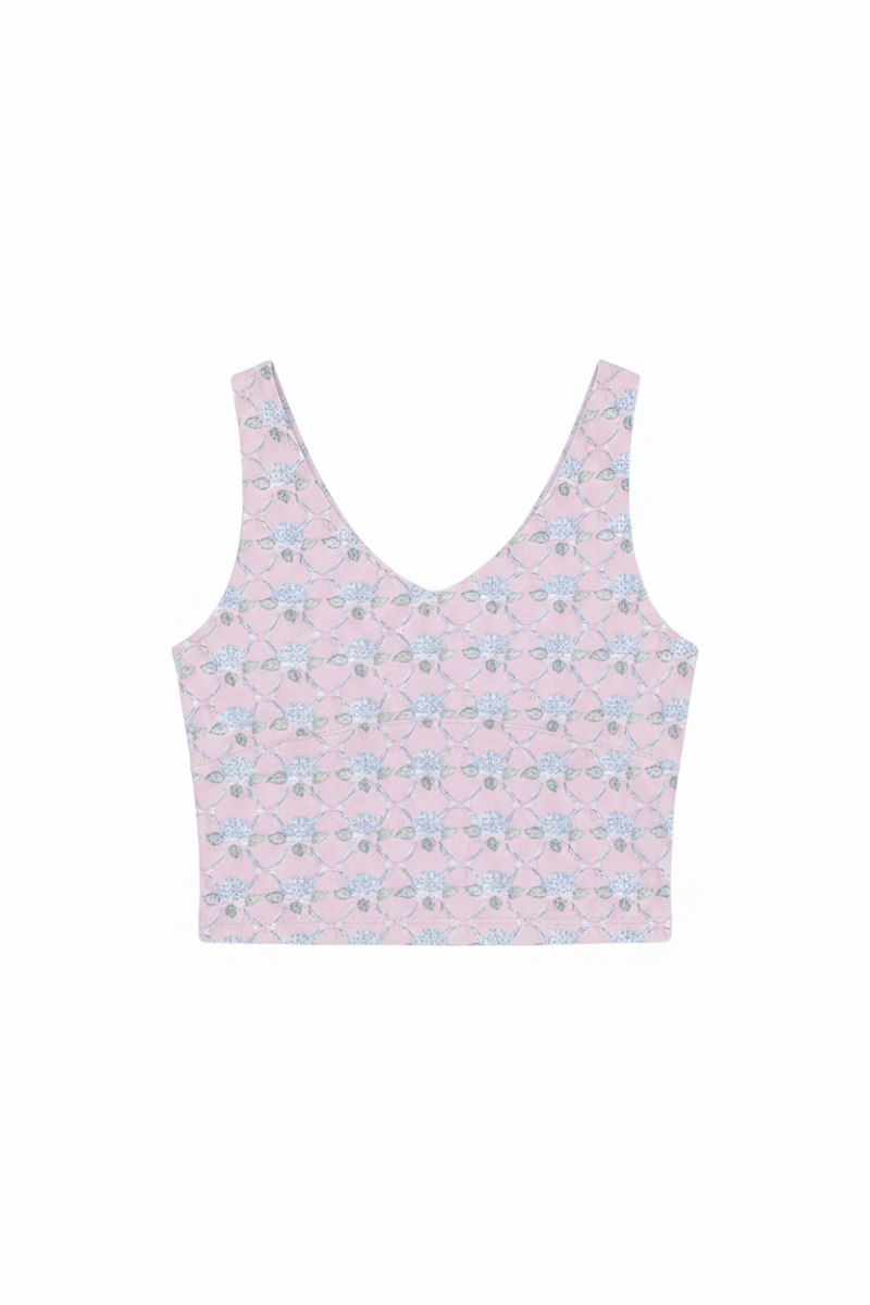 Shop Happy Camp3r Happy Camp3r Ribboned Dreams Athleisure Tank Top Tank Top for women – premium loungewear and festival fashion at Spoiled Brat