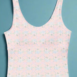 Shop Happy Camp3r Happy Camp3r Ribboned Dreams Athleisure Tank Top Tank Top for women – premium loungewear and festival fashion at Spoiled Brat