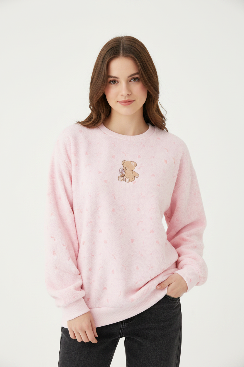 Happy Camp3r Sugar Petals Crewneck Sweater - Spoiled Brat