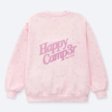 Shop Happy Camp3r Happy Camp3r Sugar Petals Crewneck Sweater Sweater for women – premium loungewear and festival fashion at Spoiled Brat