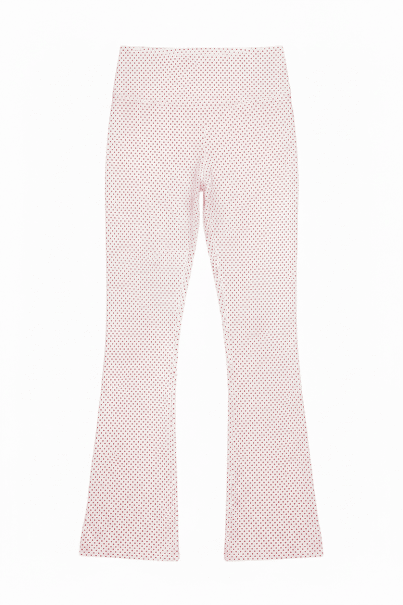 Shop Happy Camp3r Happy Camp3r Whispering Dots Harper Active Pants Leggings for women – premium loungewear and festival fashion at Spoiled Brat