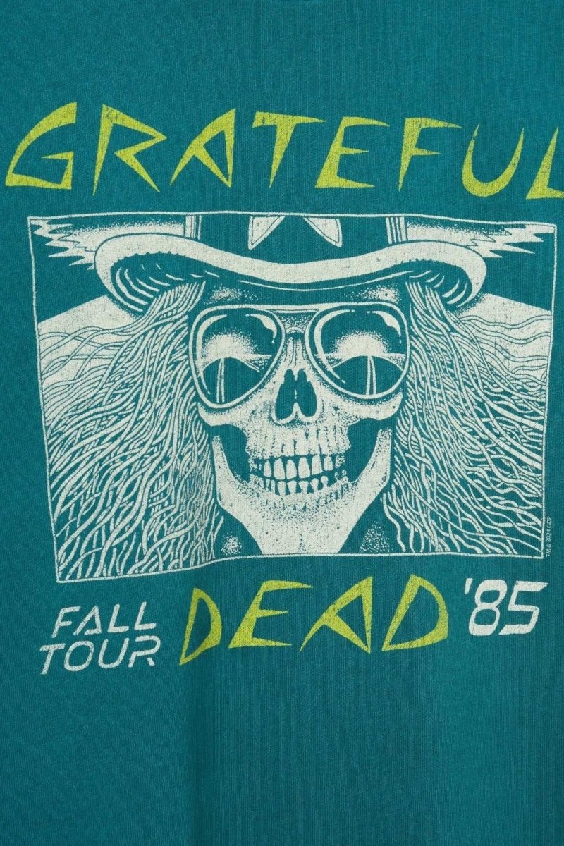 Shop Junk Food Junk Food Grateful Dead Oakland 1985 Tee T-Shirt for women – premium loungewear and festival fashion at Spoiled Brat