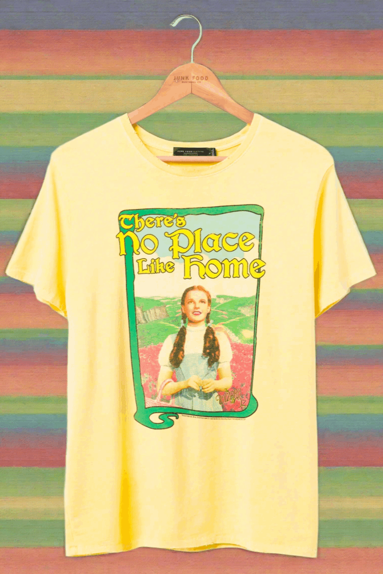 Shop Junk Food Junk Food Wizard of Oz Dorothy Vintage Tee T-Shirt for women – premium loungewear and festival fashion at Spoiled Brat