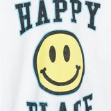 Shop Junk Food Junk Food Womens Happy Place Flea Market Fleece Sweater T-Shirt for women – premium loungewear and festival fashion at Spoiled Brat