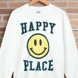 Shop Junk Food Junk Food Womens Happy Place Flea Market Fleece Sweater T-Shirt for women – premium loungewear and festival fashion at Spoiled Brat
