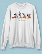 Shop Junk Food JUNKFOOD Disney Fantasia Mickey Jumper Jumper for women – premium loungewear and festival fashion at Spoiled Brat
