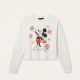 Shop Junk Food JUNKFOOD Disney Mickey Snowflake Christmas Jumper Jumper for women – premium loungewear and festival fashion at Spoiled Brat