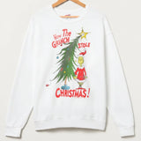 Shop Junk Food JUNKFOOD How The Grinch Stole Christmas Jumper Jumper for women – premium loungewear and festival fashion at Spoiled Brat