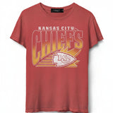 Shop Junk Food JUNKFOOD Kansas City Chiefs T-Shirt as seen on Taylor Swift T-Shirt for women – premium loungewear and festival fashion at Spoiled Brat