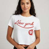 Shop Junk Food JUNKFOOD New York 97 T-Shirt T-Shirt for women – premium loungewear and festival fashion at Spoiled Brat