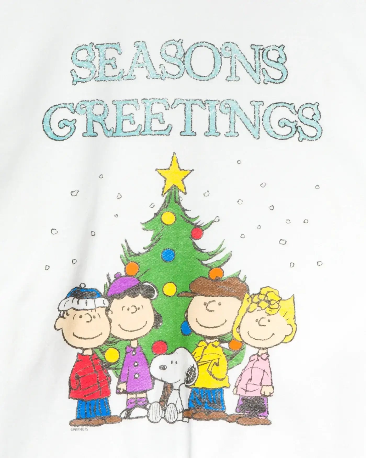 JUNKFOOD Peanuts Seasons Greetings Christmas Jumper - Spoiled Brat
