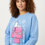 JUNKFOOD Snoopy Waiting for Santa Christmas Jumper - Spoiled Brat