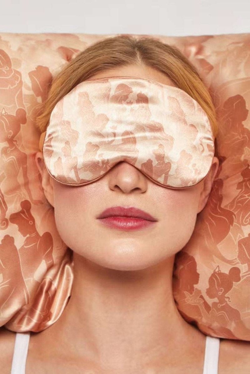 Shop Kitsch Disney X Kitsch Satin Eye Mask - Princess Party Sleep Mask for women – premium loungewear and festival fashion at Spoiled Brat