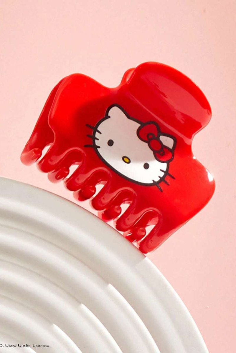 Shop Kitsch Hello Kitty x Kitsch Cloud Clip - Kitty Face Hair Band for women – premium loungewear and festival fashion at Spoiled Brat
