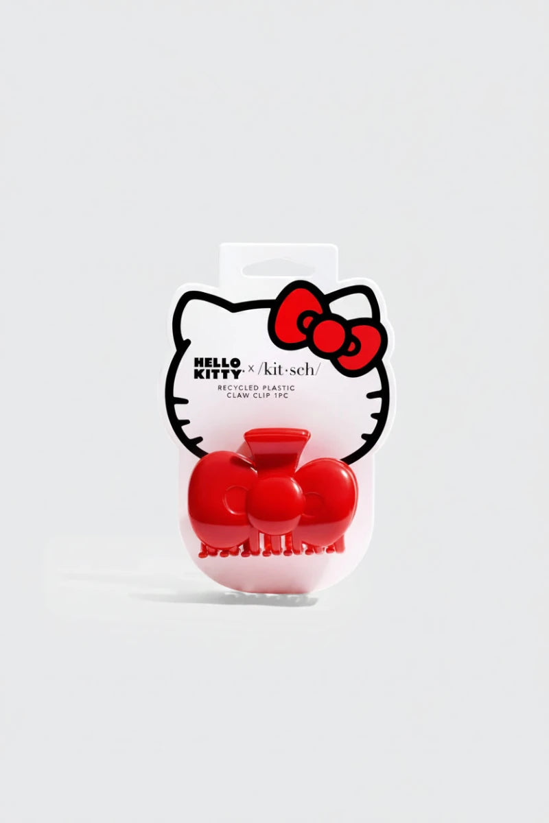Shop Kitsch Hello Kitty x Kitsch Recycled Plastic Bow Shape Claw Clip Hair Band for women – premium loungewear and festival fashion at Spoiled Brat
