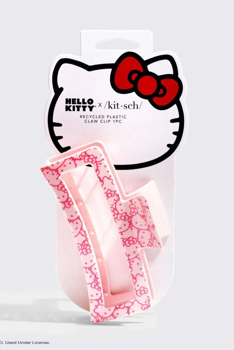 Shop Kitsch Hello Kitty x Kitsch Recycled Plastic Jumbo Open Shape Claw Clip Hair Band for women – premium loungewear and festival fashion at Spoiled Brat