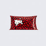 Shop Kitsch Hello Kitty x Kitsch Satin Pillowcase - Hello Kitty Bathes in a Sea of Bows Pillow for women – premium loungewear and festival fashion at Spoiled Brat