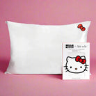 Hello Kitty x Kitsch Satin Pillowcase - Solid Ivory Hello Kitty Bow by Kitsch – Pillow – White | Spoiled Brat UK