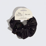 Shop Kitsch Kitsch & Mickey and Minnie Recycled Black Fabric Rhinestone Scrunchie Hair Band for women – premium loungewear and festival fashion at Spoiled Brat